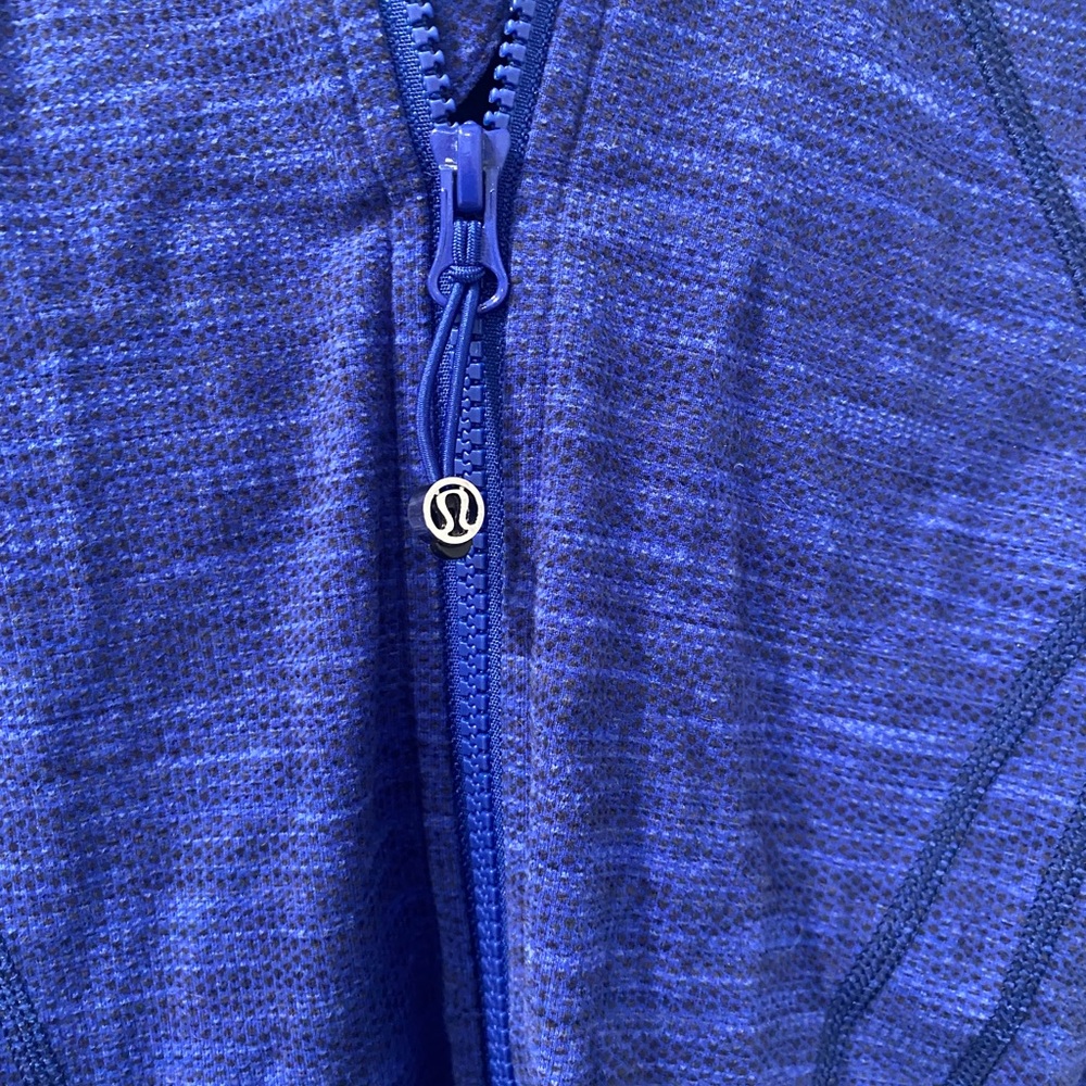 Lululemon Blue Zip-Up Hoodie - Picture 3 of 4